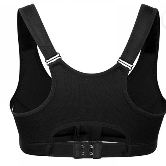 Sacredtree womens front zip wireless sports bra black size 5X plus - Picture 3 of 4